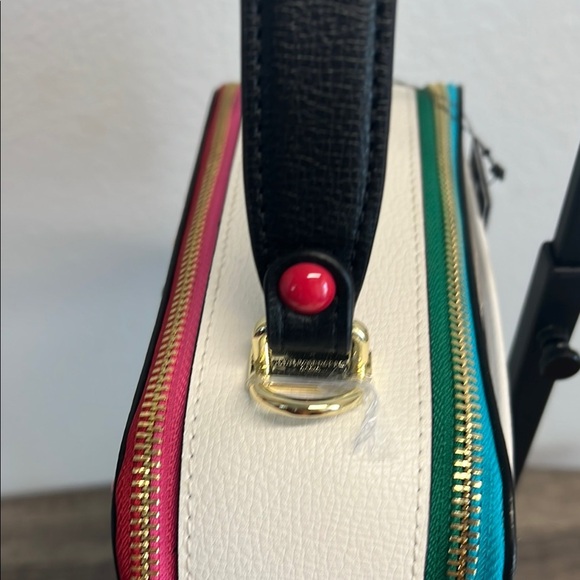 Karl Lagerfeld | White Multicolor Studded Camera Crossbody Bag ✨ - Picture 6 of 17